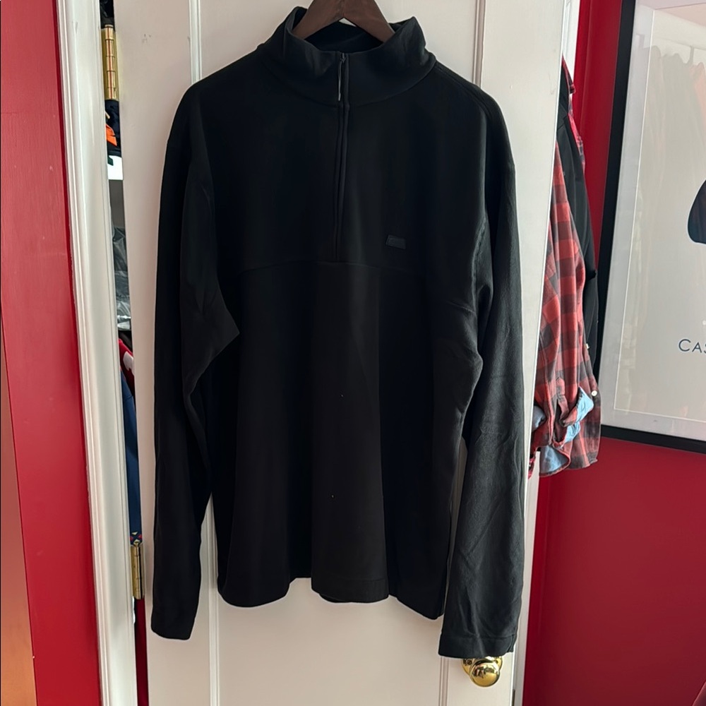 Rains Addis Fleece Half Zip. Black XXL